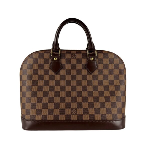 LOUIS VUITTON Brown Damier Canvas Alma Bag - Picture 1 of 5